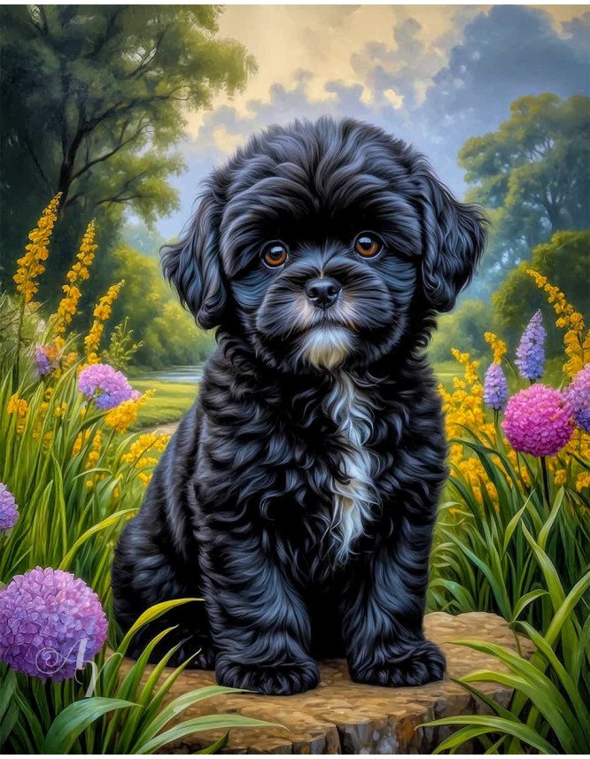 Shihpoo Portrait Paintings Shihpoo Portrait Paintings