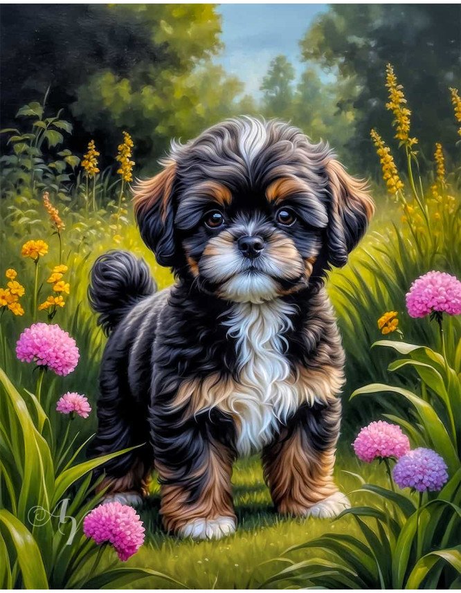 Shihpoo Portrait Paintings
