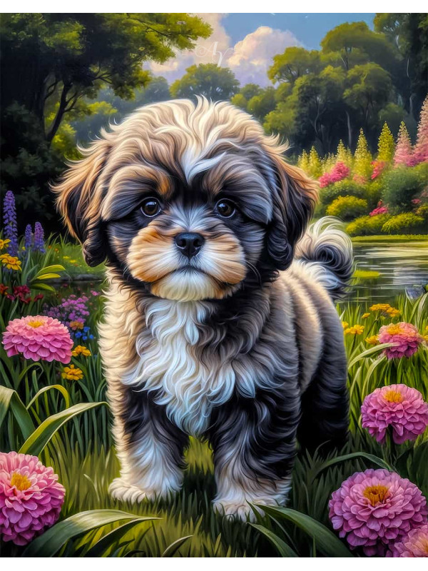 Shihpoo Portrait Paintings