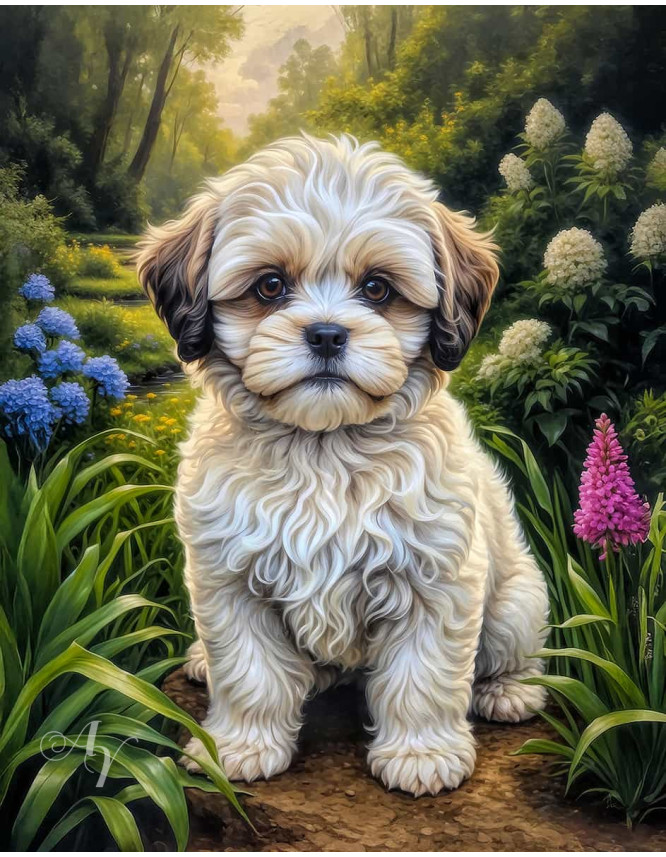 Shihpoo Portrait Paintings