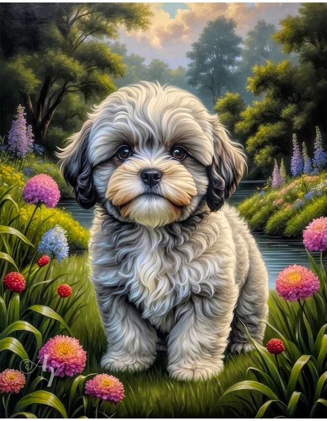 Shihpoo Portrait Paintings Shihpoo Portrait Paintings