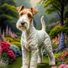 Wire Hair Fox Terrier Portrait Paintings