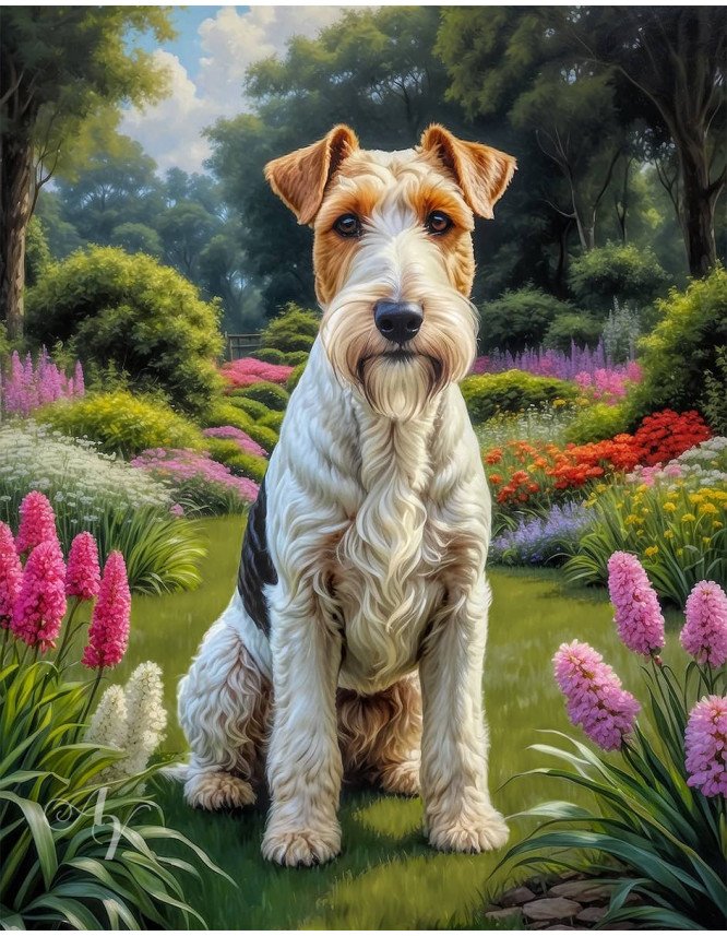 Wire Hair Fox Terrier Portrait Paintings Wire Hair Fox Terrier Portrait Paintings