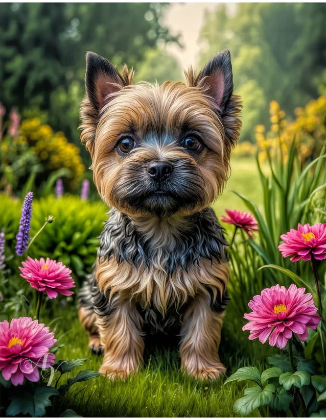 Cairn Terrier Puppy Portrait Paintings Cairn Terrier Puppy Portrait Paintings