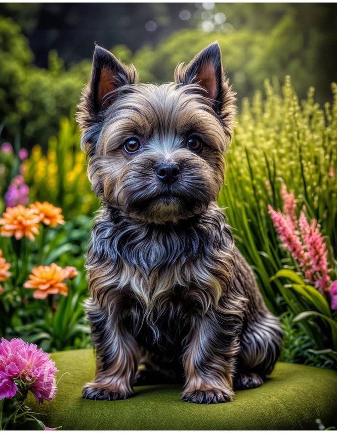 Cairn Terrier Puppy Portrait Paintings Cairn Terrier Puppy Portrait Paintings