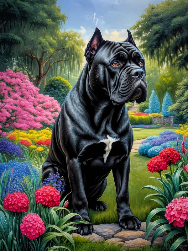 Cane Corso Portrait Paintings