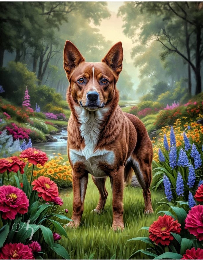 Australian Cattle Dog Portrait Paintings Australian Cattle Dog Portrait Paintings