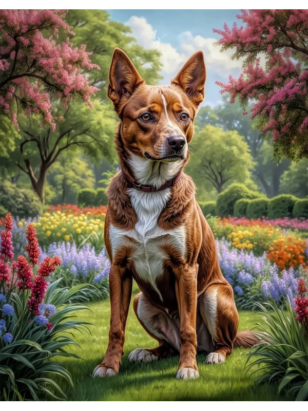 Australian Cattle Dog Portrait Paintings