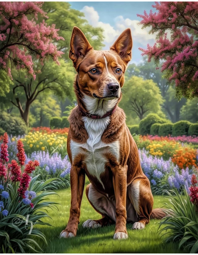 Australian Cattle Dog Portrait Paintings Australian Cattle Dog Portrait Paintings