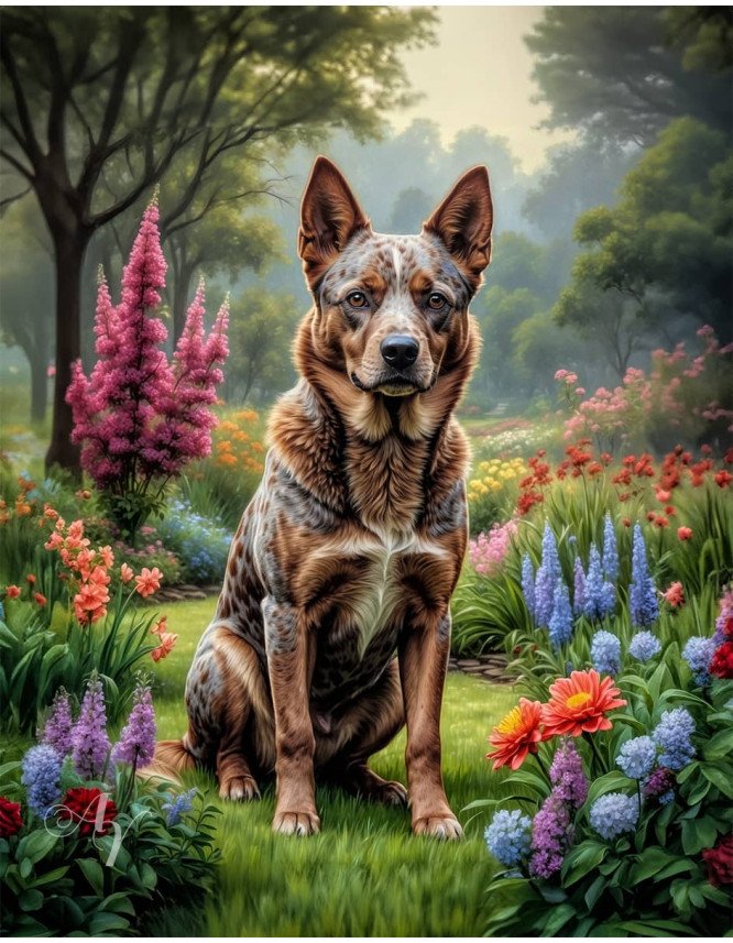 Australian Cattle Dog Portrait Paintings Australian Cattle Dog Portrait Paintings