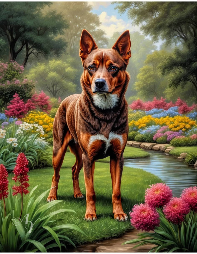 Australian Cattle Dog Portrait Paintings Australian Cattle Dog Portrait Paintings