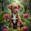 Australian Cattle Dog Puppy Portrait Paintings