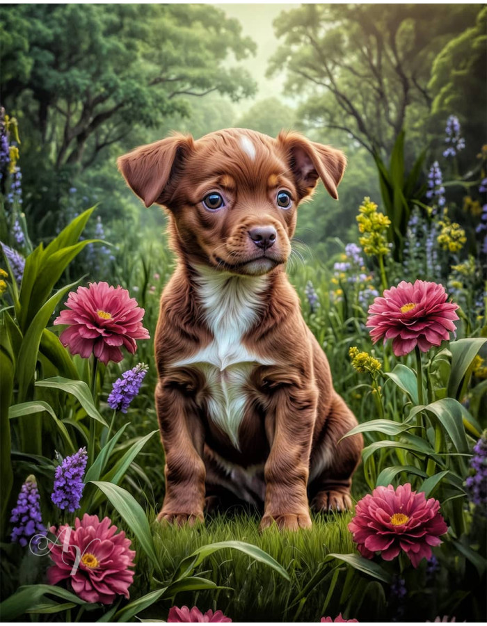 Australian Cattle Dog Puppy Portrait Paintings Australian Cattle Dog Puppy Portrait Paintings