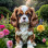 Cavalier King Charles Spaniel Puppy Portrait Paintings