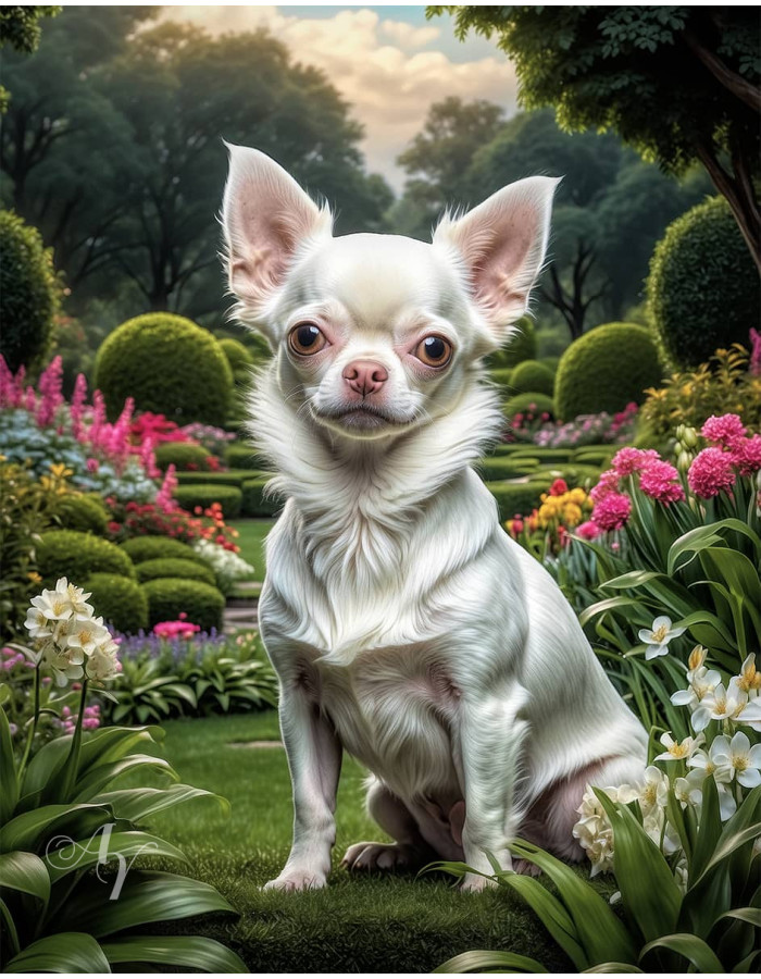 Chihuahua Dog Portrait Paintings Chihuahua Dog Portrait Paintings