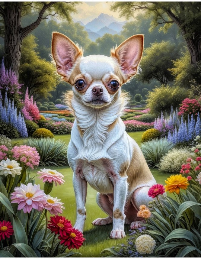 Chihuahua Dog Portrait Paintings Chihuahua Dog Portrait Paintings