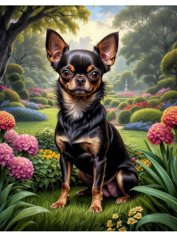 Chihuahua Dog Portrait Paintings