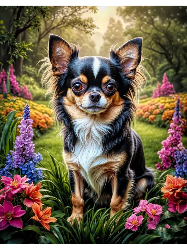 Chihuahua Dog Portrait Paintings