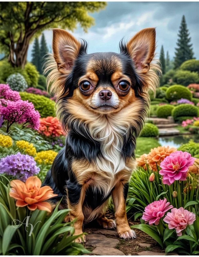 Chihuahua Dog Portrait Paintings Chihuahua Dog Portrait Paintings