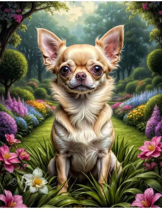 Chihuahua Dog Portrait Paintings Chihuahua Dog Portrait Paintings