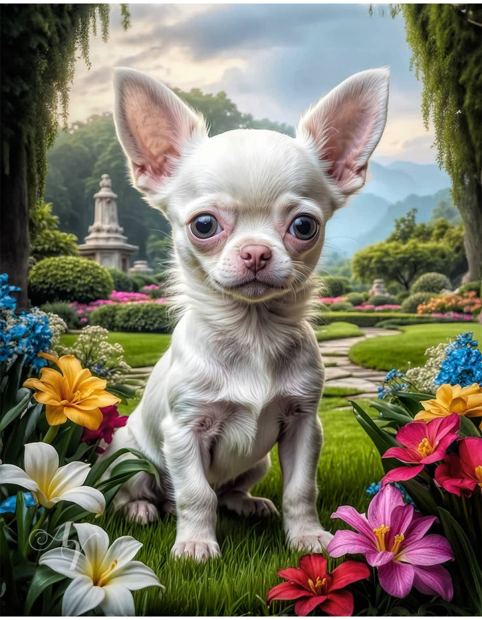 Chihuahua Puppy Portrait Paintings Chihuahua Puppy Portrait Paintings