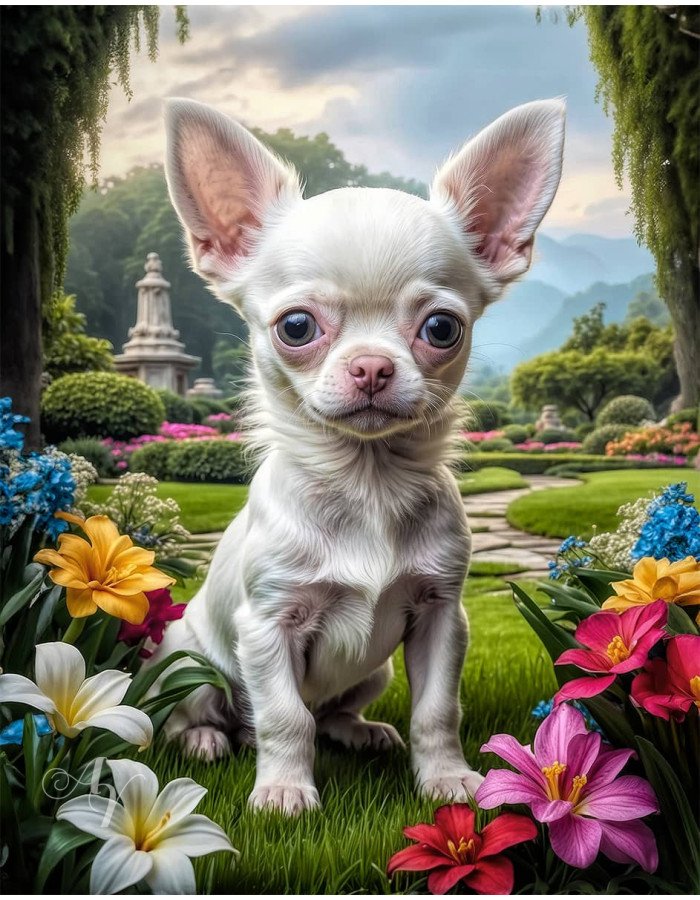 Chihuahua Puppy Portrait Paintings Chihuahua Puppy Portrait Paintings