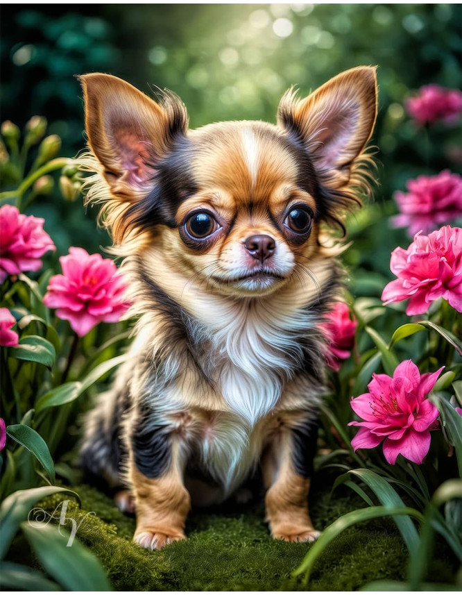 Chihuahua Puppy Portrait Paintings Chihuahua Puppy Portrait Paintings