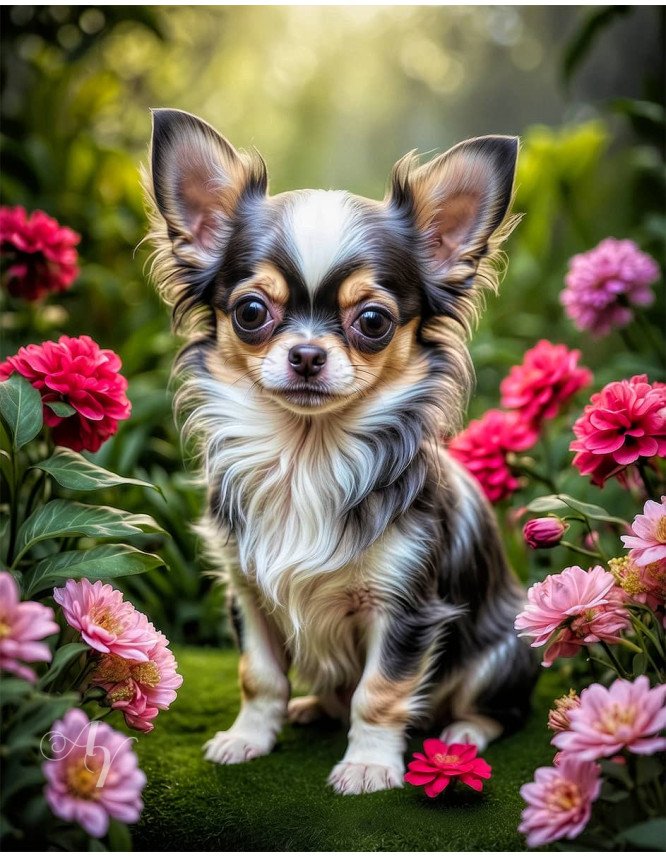Chihuahua Puppy Portrait Paintings Chihuahua Puppy Portrait Paintings