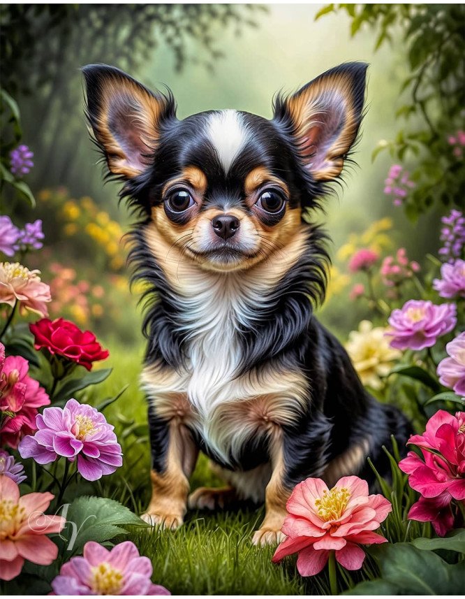 Chihuahua Puppy Portrait Paintings Chihuahua Puppy Portrait Paintings