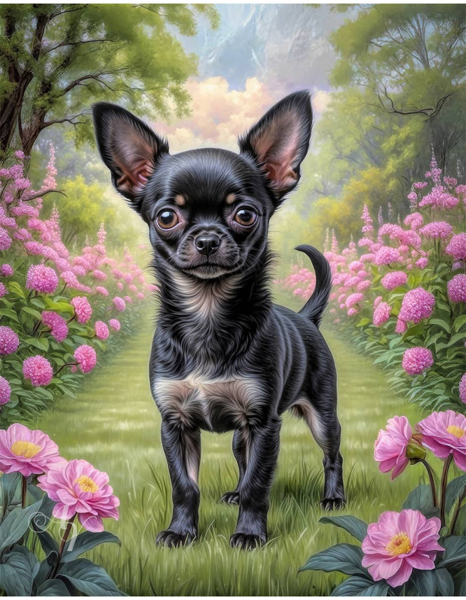 Chihuahua Puppy Portrait Paintings Chihuahua Puppy Portrait Paintings