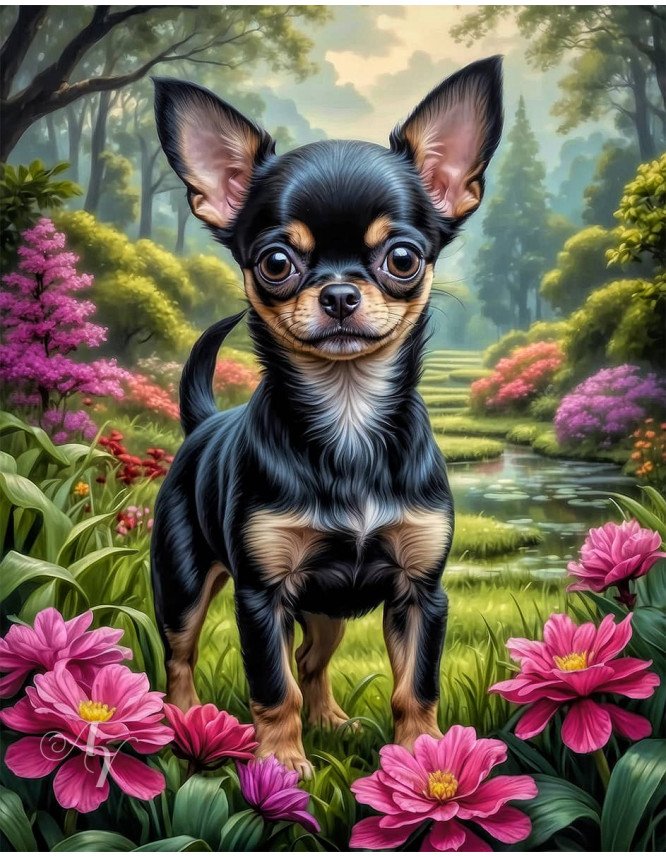 Chihuahua Puppy Portrait Paintings Chihuahua Puppy Portrait Paintings