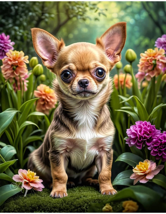 Chihuahua Puppy Portrait Paintings Chihuahua Puppy Portrait Paintings