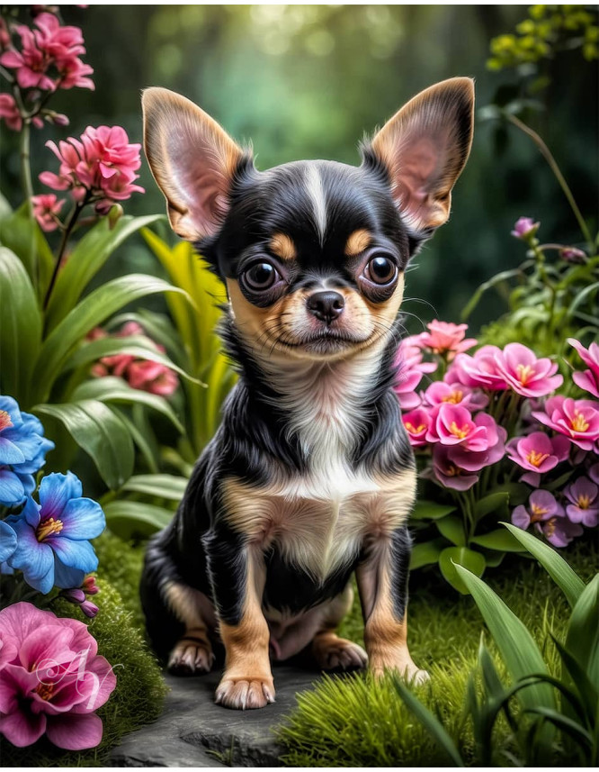 Chihuahua Puppy Portrait Paintings Chihuahua Puppy Portrait Paintings