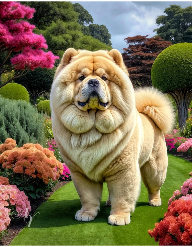 Chow Dog Portrait Paintings Chow Dog Portrait Paintings