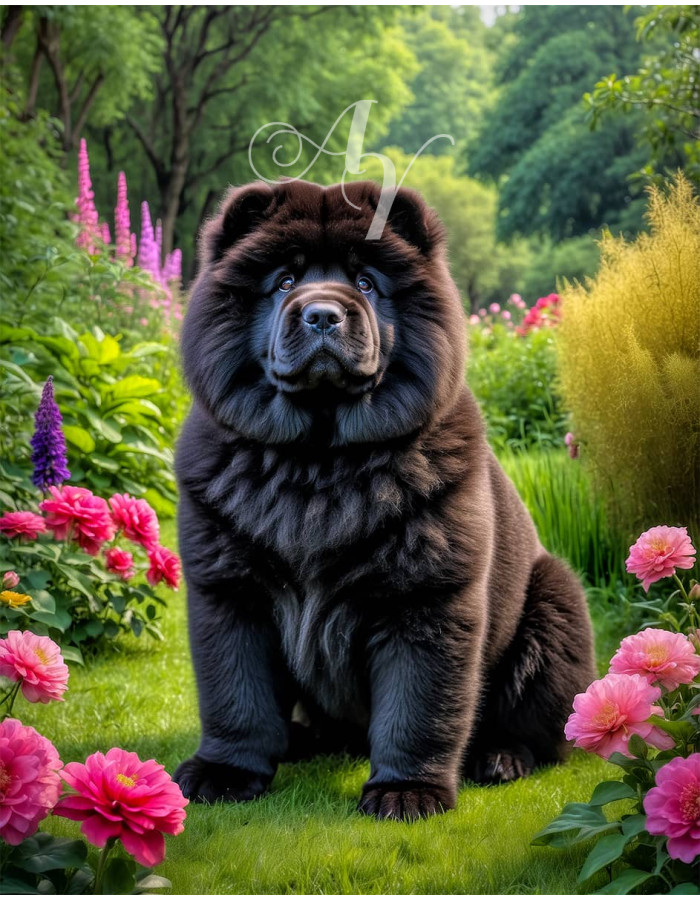 Chow Puppy Portrait Paintings Chow Puppy Portrait Paintings