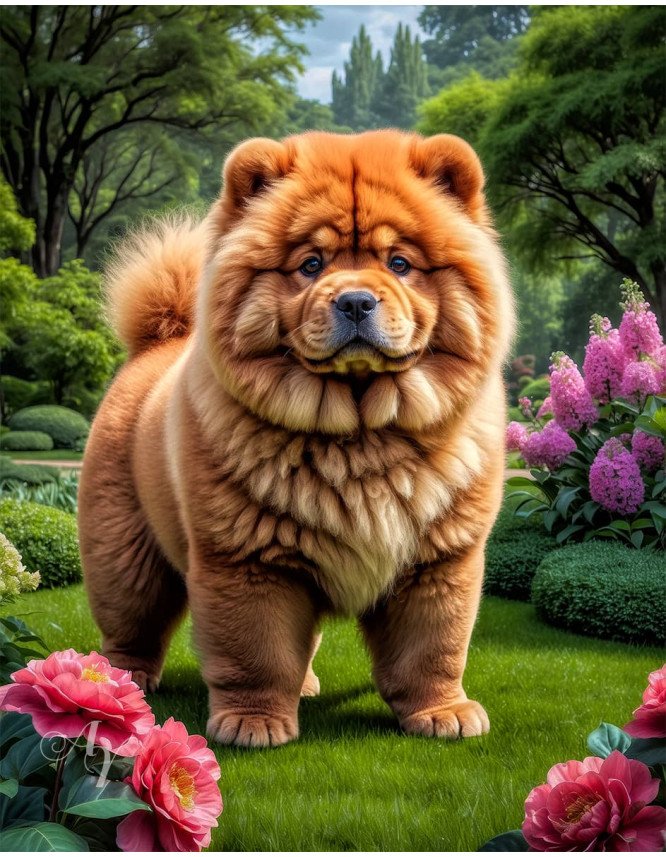 Chow Puppy Portrait Paintings Chow Puppy Portrait Paintings