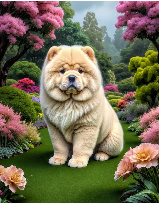 Chow Puppy Portrait Paintings Chow Puppy Portrait Paintings