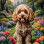 Cockapoo Dog Portrait Paintings