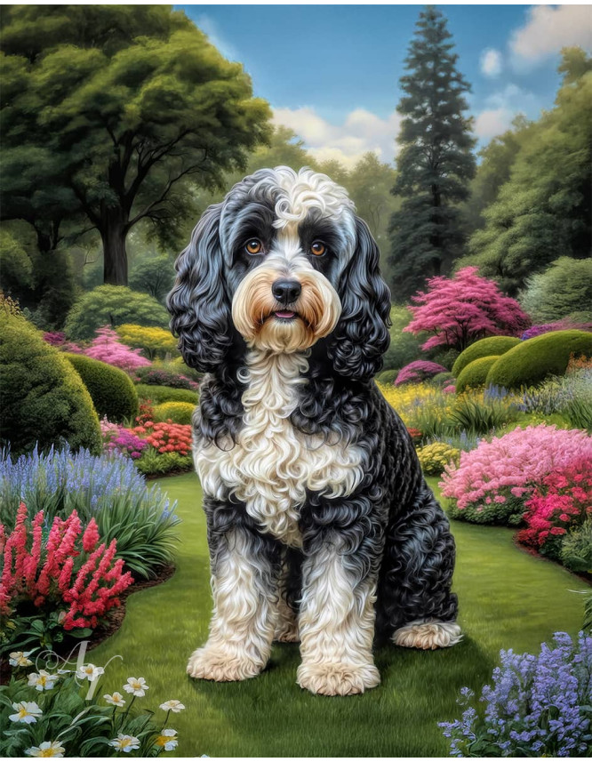 Cockapoo Dog Portrait Paintings Cockapoo Dog Portrait Paintings