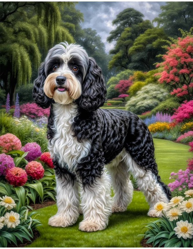 Cockapoo Dog Portrait Paintings Cockapoo Dog Portrait Paintings