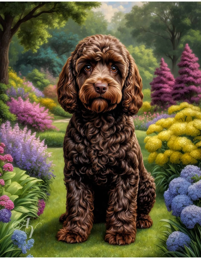 Cockapoo Dog Portrait Paintings Cockapoo Dog Portrait Paintings