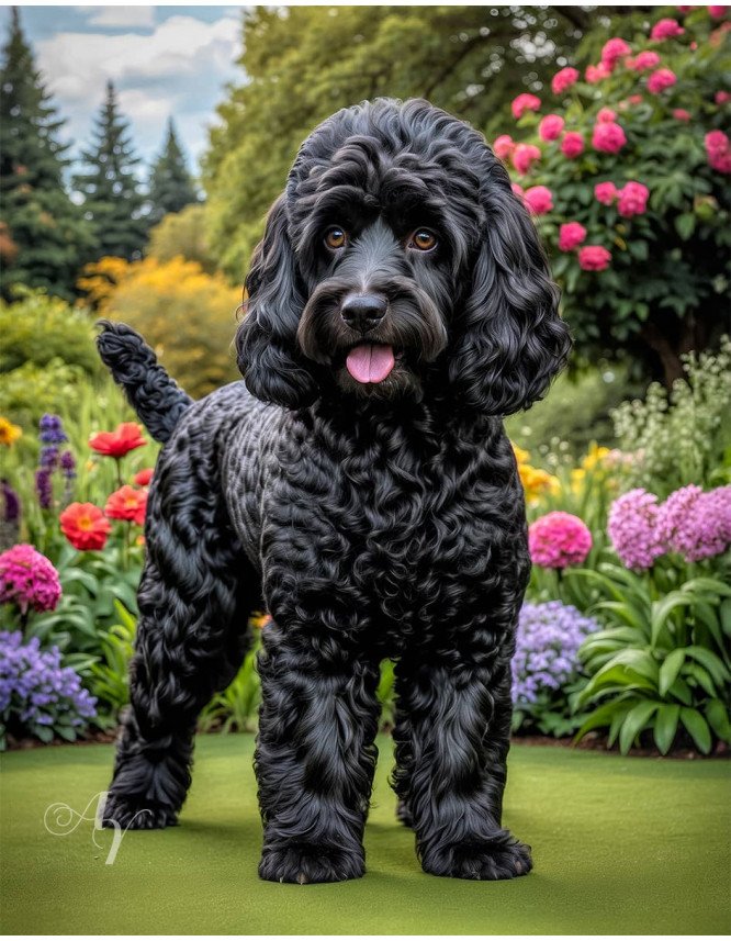 Cockapoo Dog Portrait Paintings Cockapoo Dog Portrait Paintings