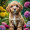 Cockapoo Puppy Portrait Paintings
