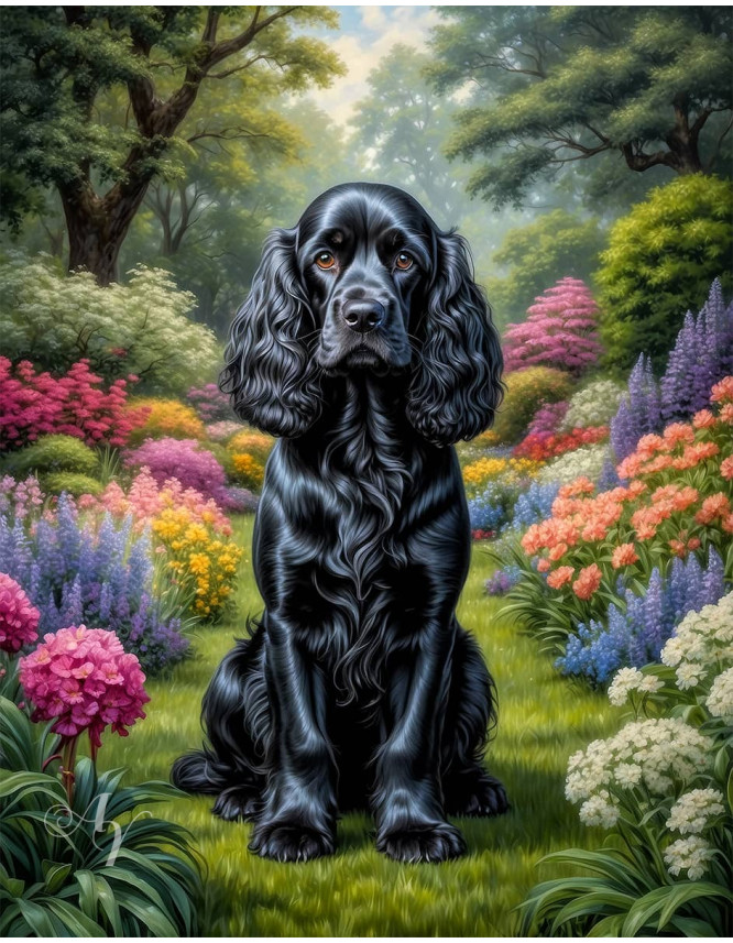 Cocker Spaniel Dog Portrait Paintings Cocker Spaniel Dog Portrait Paintings