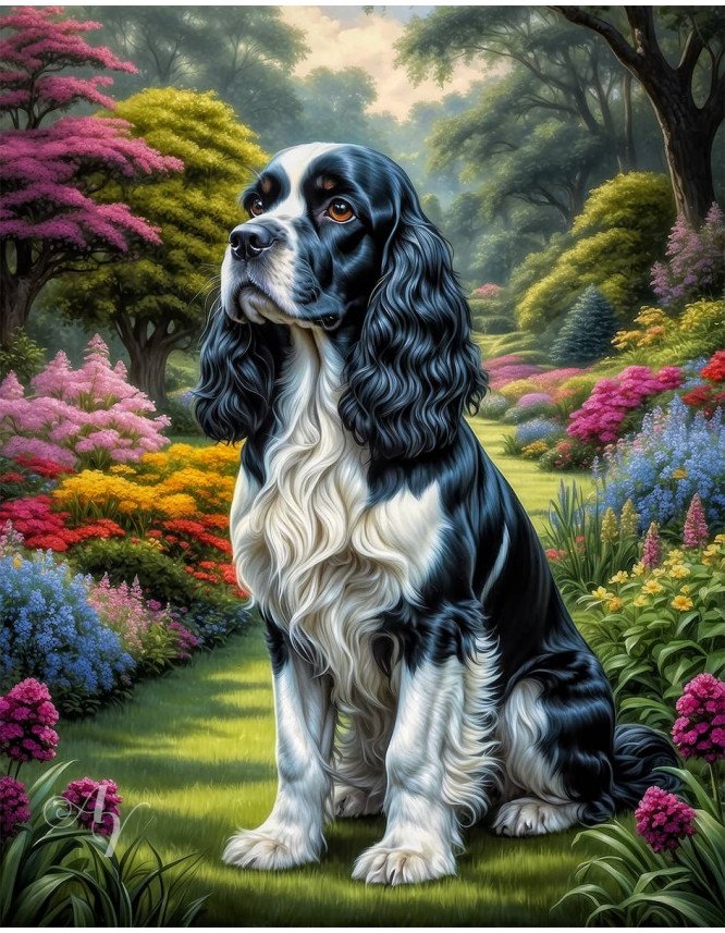 Cocker Spaniel Dog Portrait Paintings Cocker Spaniel Dog Portrait Paintings