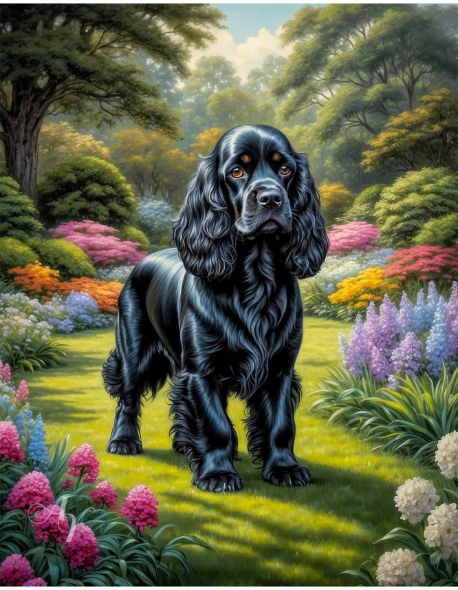 Cocker Spaniel Dog Portrait Paintings Cocker Spaniel Dog Portrait Paintings