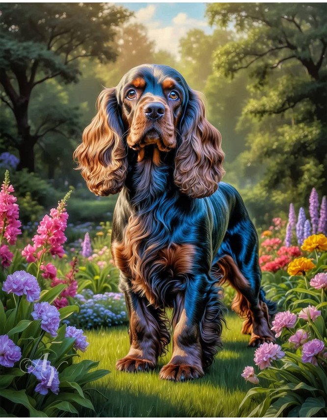 Cocker Spaniel Dog Portrait Paintings Cocker Spaniel Dog Portrait Paintings