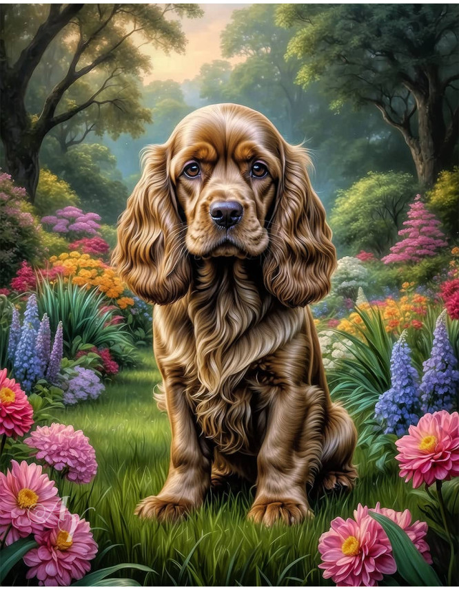 Cocker Spaniel Dog Portrait Paintings Cocker Spaniel Dog Portrait Paintings