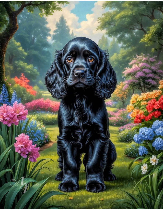 Cocker Spaniel Puppy Portrait Paintings Cocker Spaniel Puppy Portrait Paintings