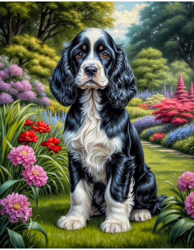 Cocker Spaniel Puppy Portrait Paintings Cocker Spaniel Puppy Portrait Paintings